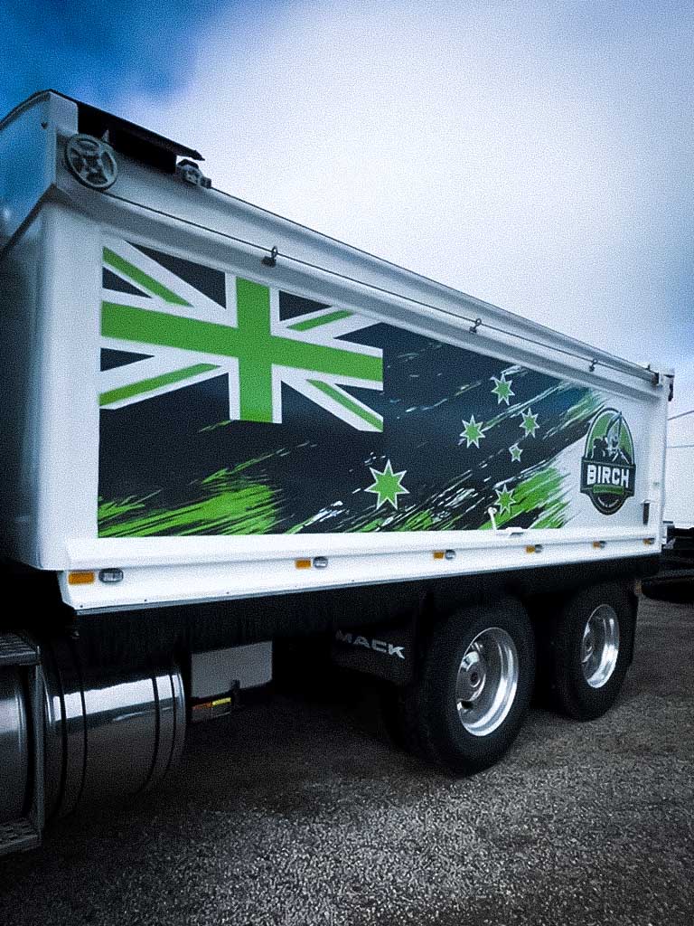 Birch Truck side wrap